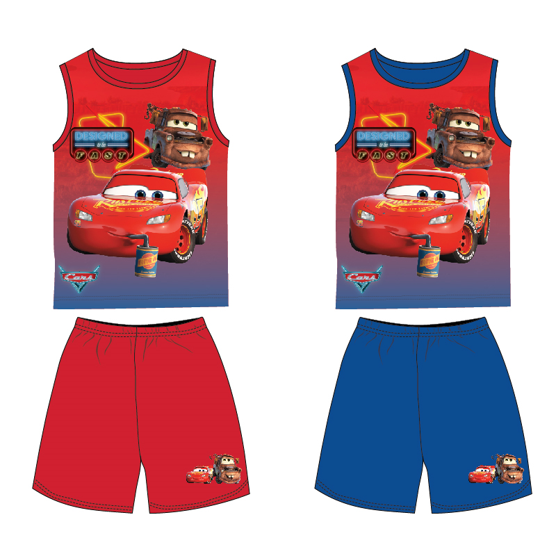 Camiseta + conjunto Cars Disney corto