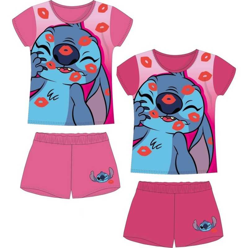 Pyjama long Stitch Fille Disney Lilo and Stitch Rose - Cdiscount  Prêt-à-Porter