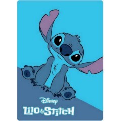 Plaid Polaire Lilo et Stitch Disney en bleu - New discount.com