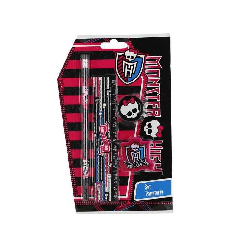 Monster High 4-Piece Stationery Set