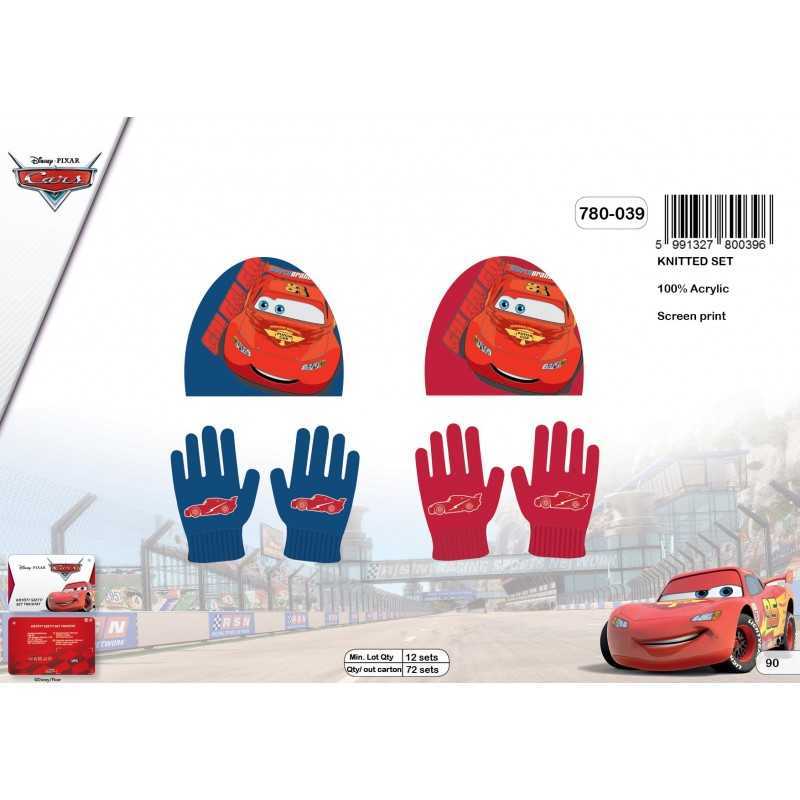 Disney hat and gloves set Cars