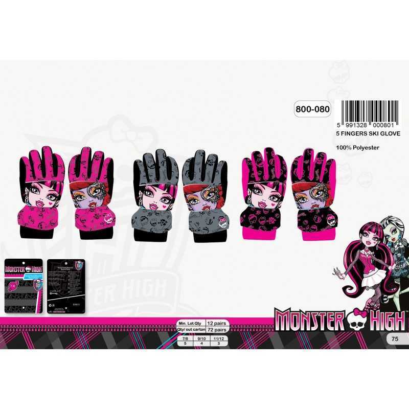 Monster High- Monster High Ski Gloves - 800-080