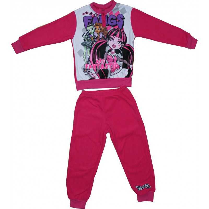 Pijama de lana larga Monster High- 830-529