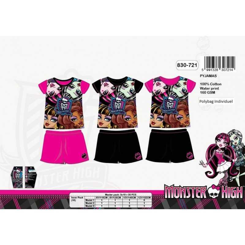 Kurzer Schlafanzug Monster High 830-721
