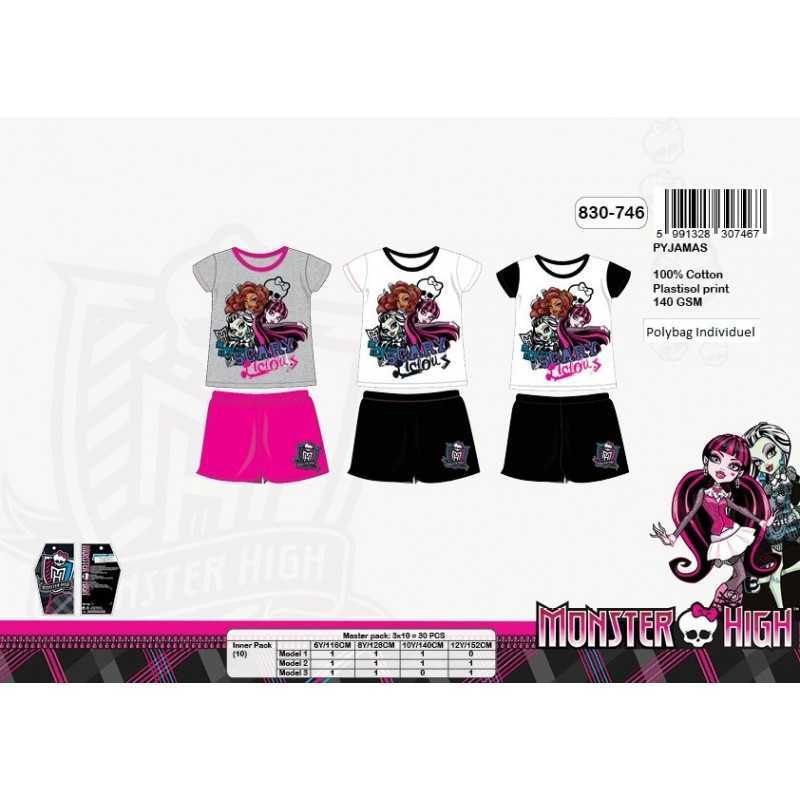 Kurzer Schlafanzug Monster High 830-748