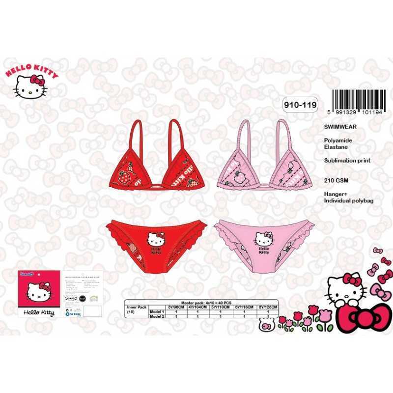 Badeanzug - Bikini - Hello Kitty für Mädchen -910-119