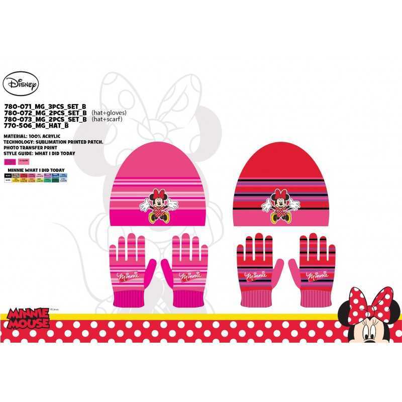 Minnie Mütze und Handschuhe Set -780-072
