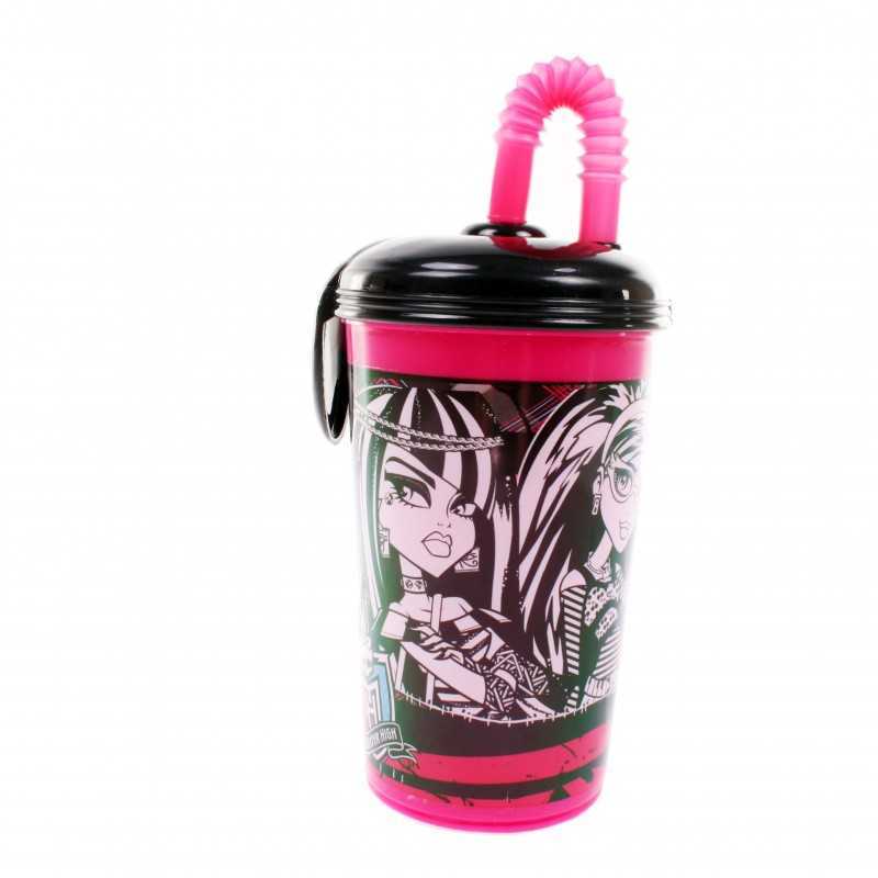 Straw cup 430ml Monster High