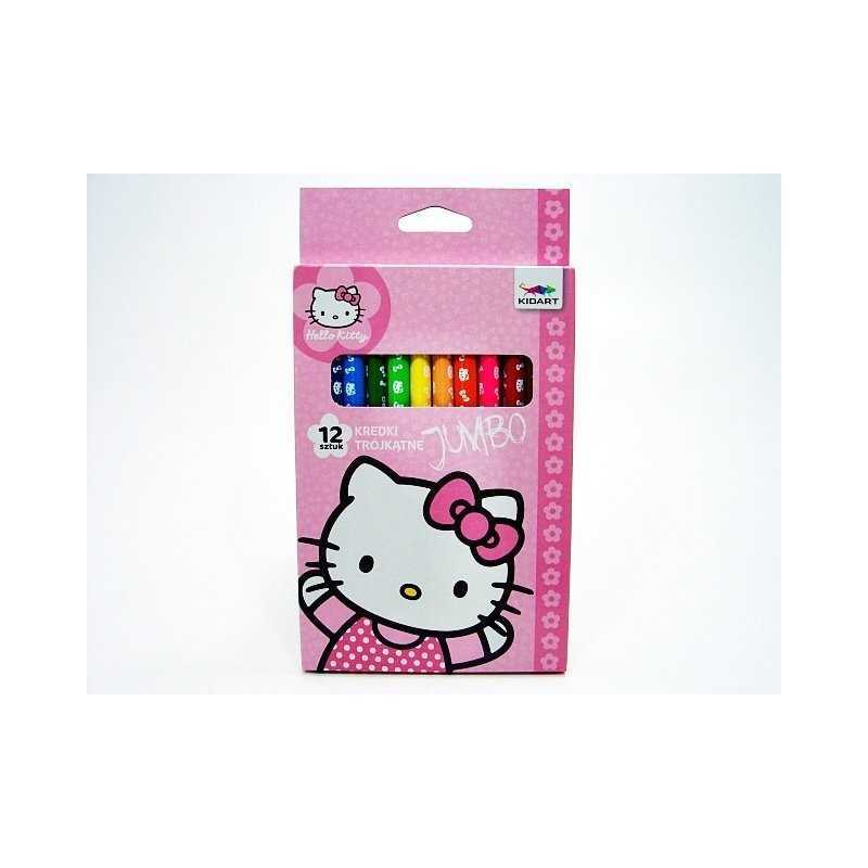 Box of 12 color pencils Hello Kitty