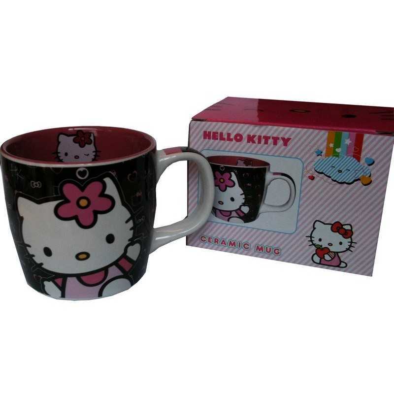 Taza ovalada de cerámica Hello Kitty