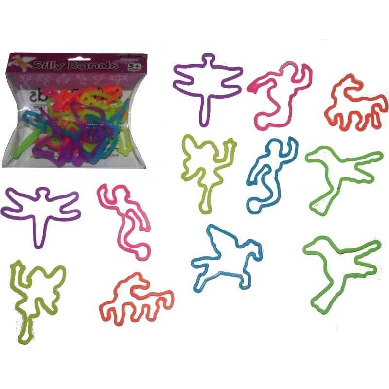 BLISTER OF 12PCS SILLY BANDS FANTASY