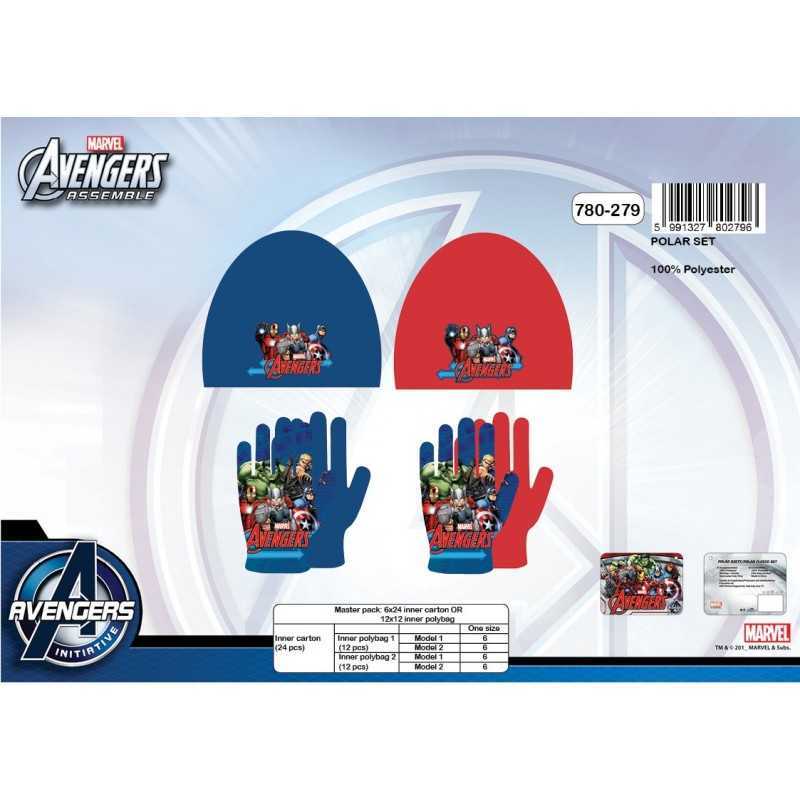 Bonnet + gants Polaire Avengers 780-279