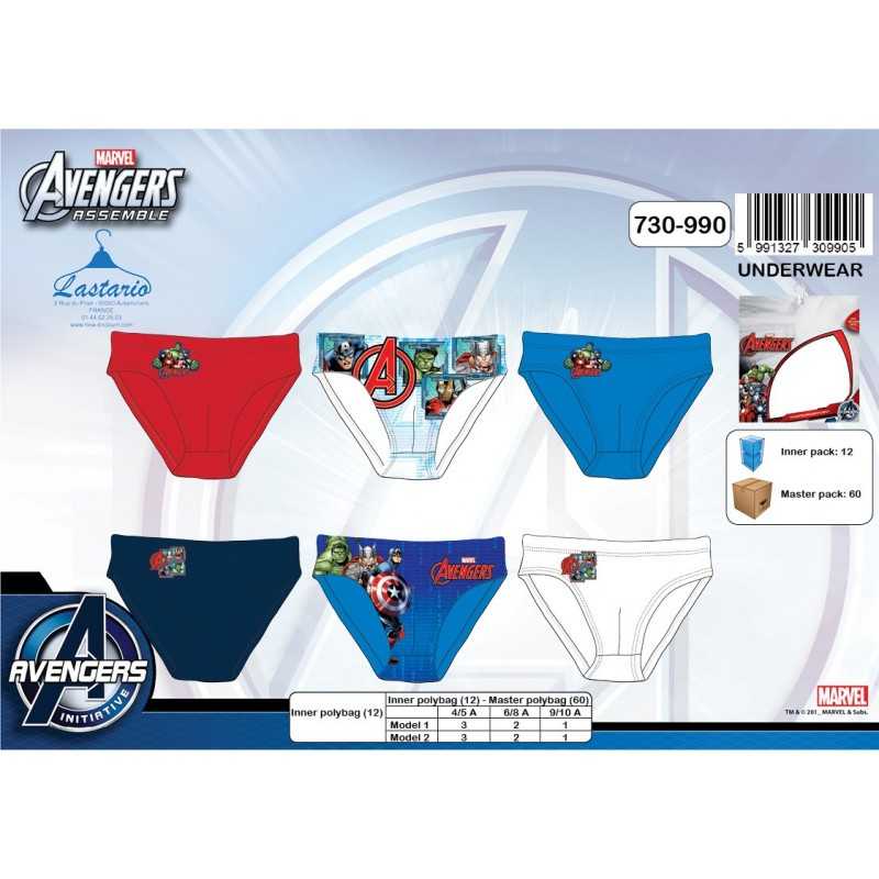 Boite de 3 slips Avengers