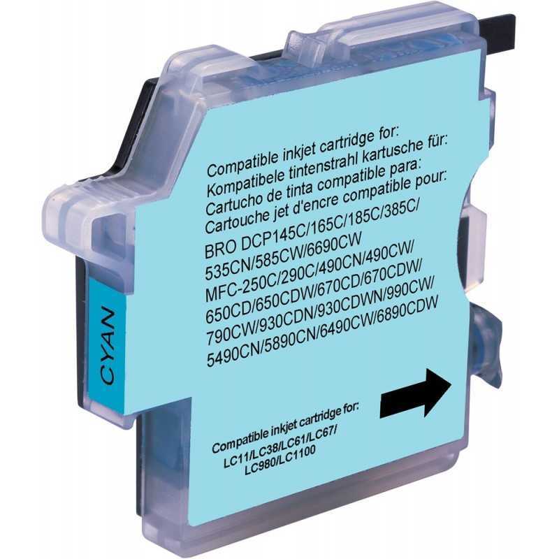 Brother compatible cartridge - cyan -lc980 / 1100c
