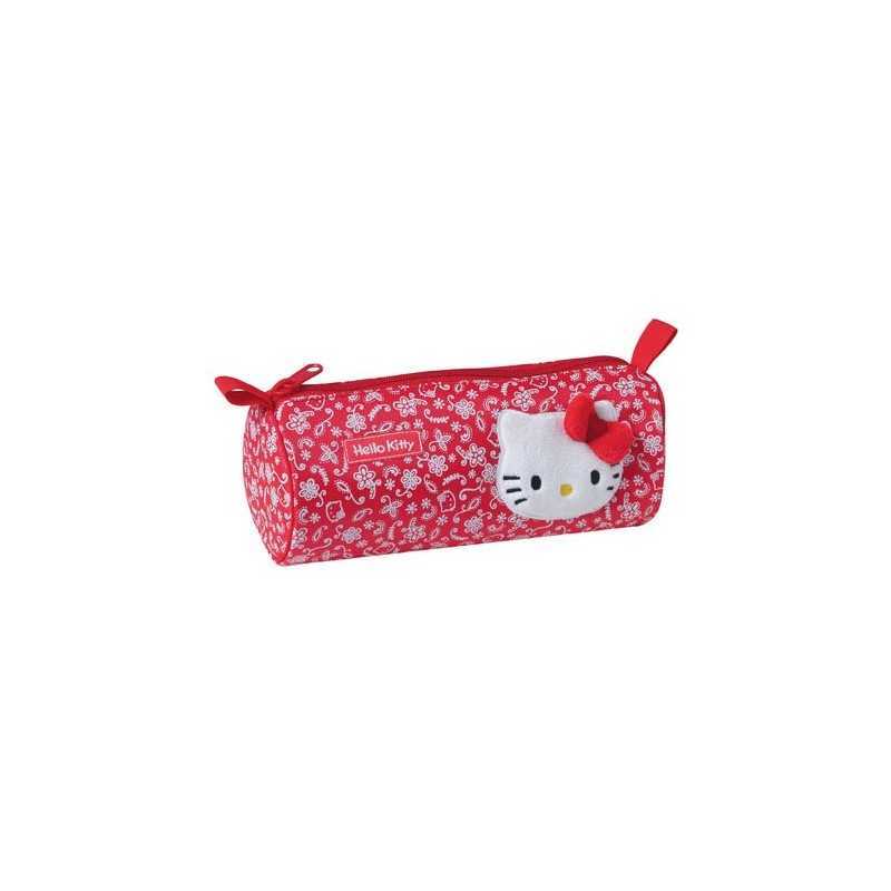 TROUSSE A CRAYONS ROUGE HELLO KITTY