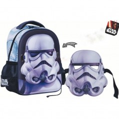 Backpack Star Wars mask + built-in