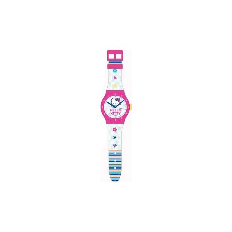 Gran reloj Hello Kitty con forma de reloj H: 90 cm.
