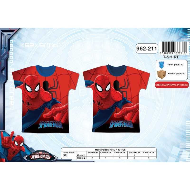t-shirt manches courtes Spiderman