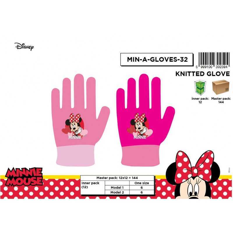 Minnie Disney Handschuhe eingestellt