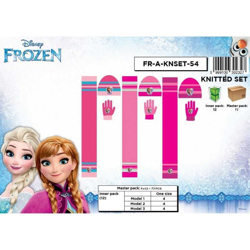 Set 3 pièces Bonnet + écharpe + gants La Reine des Neiges - Disney Frozen