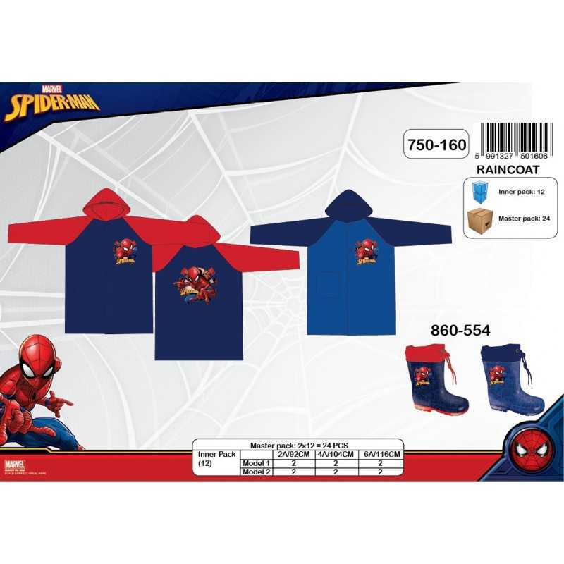 Impermeabile Spiderman Marvel