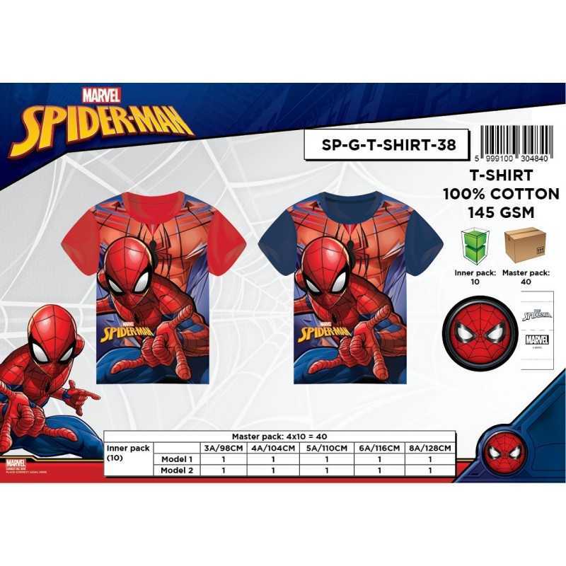 Camiseta de manga corta Spiderman.