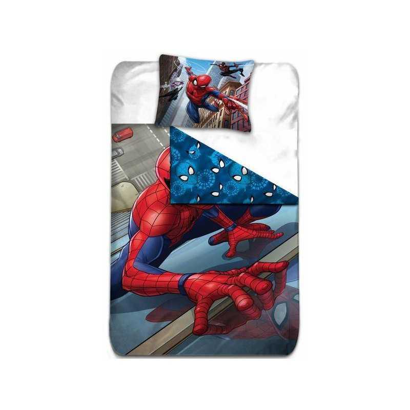 Set copripiumino Spiderman + fodere per cuscino Spiderman
