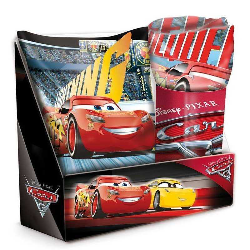 Cushion Set with Cars Disney Plaid