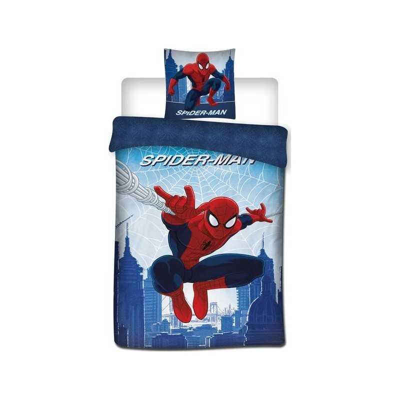 Juego de funda nórdica Spiderman + fundas de almohada Spiderman