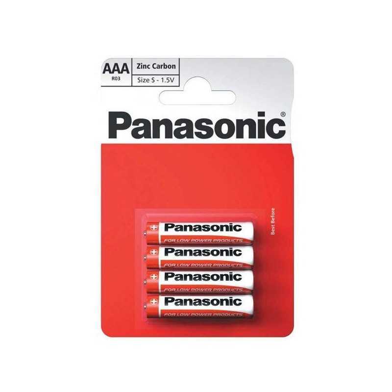 Piles PANASONIC Zinc AAA/LR03 x 4