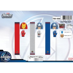Set 3-piece Avengers cap + gloves + scarf Avengers - 780-568