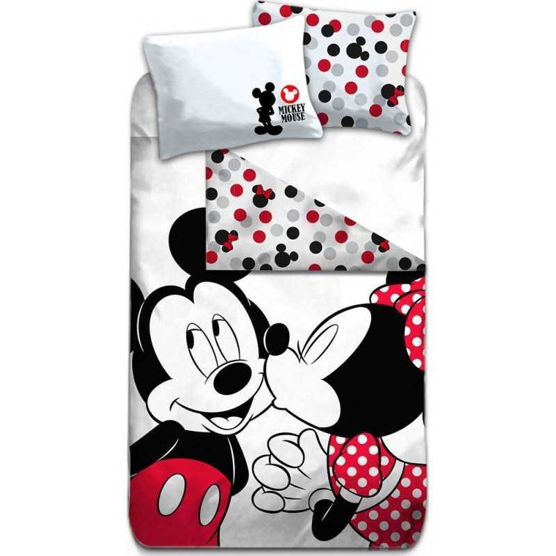 Mickey und Minnie Bettwäsche Set