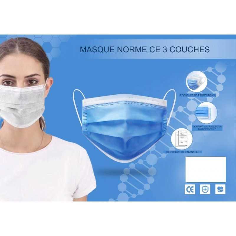 Masque de Protection Chirurgicaux  aux normes En14683